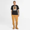 Tricou cu mâneci scurte și logo pătrat Tricou cu mâneci scurte și logo pătrat