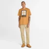 Tricou cu mâneci scurte și logo pătrat Tricou cu mâneci scurte și logo pătrat