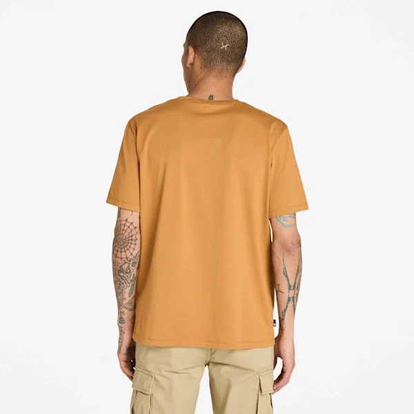 Tricou cu mâneci scurte și logo pătrat Tricou cu mâneci scurte și logo pătrat
