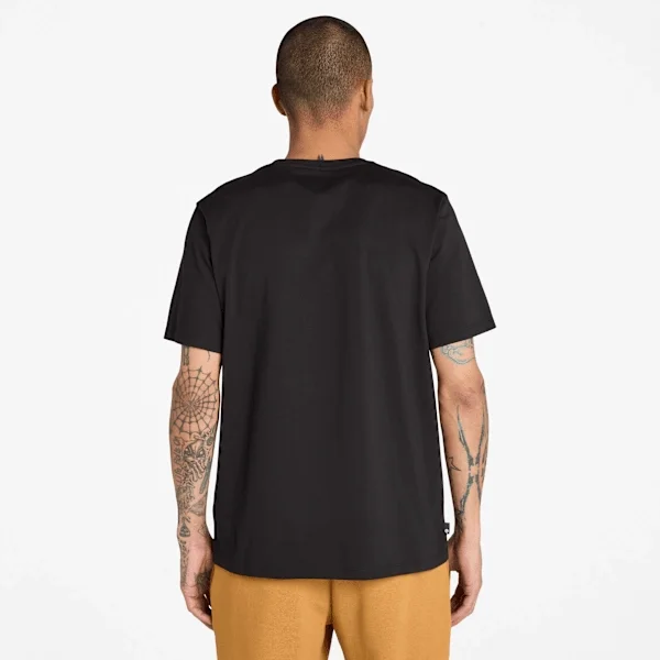 Tricou cu mâneci scurte și logo pătrat Tricou cu mâneci scurte și logo pătrat
