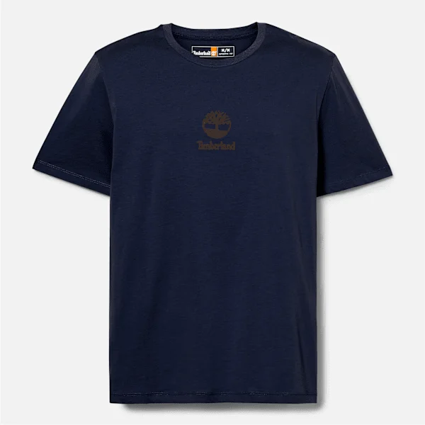 Tricou cu mâneci scurte și logo suprapus Tricou cu mâneci scurte și logo suprapus