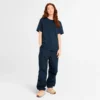 Tricou cu mâneci scurte și logo suprapus Tricou cu mâneci scurte și logo suprapus