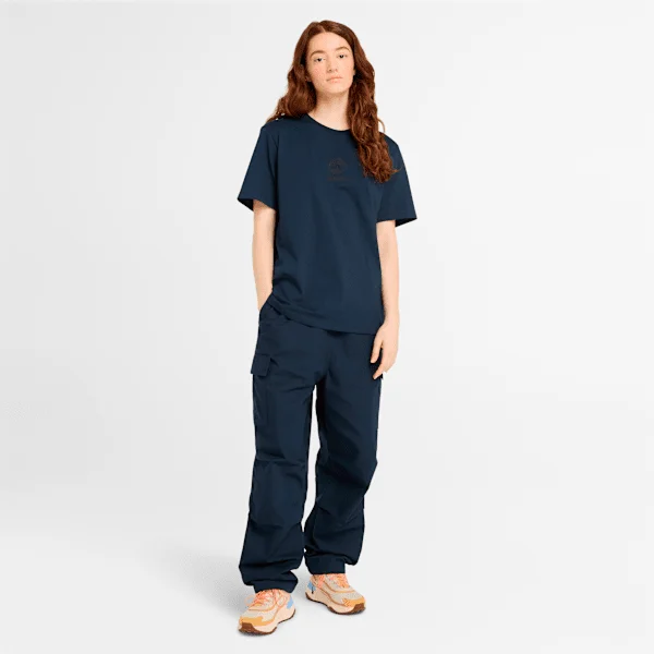 Tricou cu mâneci scurte și logo suprapus Tricou cu mâneci scurte și logo suprapus