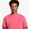 Tricou cu mâneci scurte pentru bărbați Dunstan River, vopsit în întregime