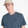 Tricou cu mâneci scurte pentru bărbați Dunstan River, vopsit în întregime