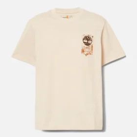 Tricou pentru bărbați Timberland® Brand Carrier cu slogan imprimat pe spate