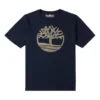 Tricouri cu logo copac „Navy Camou”