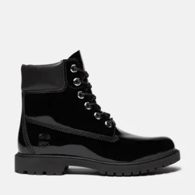 Waterproof Boot din piele lăcuită Premium de 15 cm pentru femei