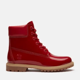 Waterproof Boot din piele lăcuită Premium de 15 cm pentru femei