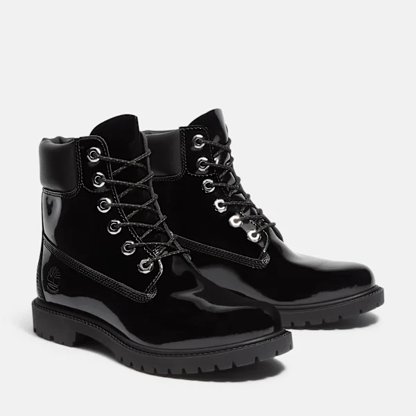Waterproof Boot din piele lăcuită Premium de 15 cm pentru femei Waterproof Boot din piele lăcuită Premium de 15 cm pentru femei