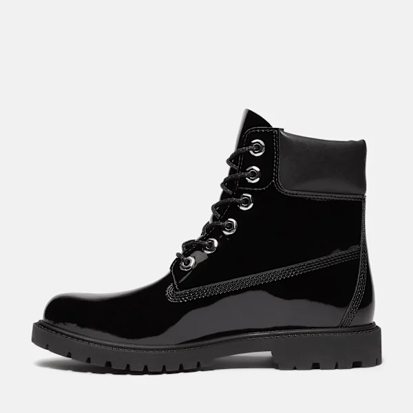 Waterproof Boot din piele lăcuită Premium de 15 cm pentru femei Waterproof Boot din piele lăcuită Premium de 15 cm pentru femei